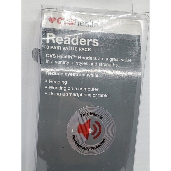 Read in Style with CVS Health +1.00 FGX Jacob 2.0 Reading Glasses 3 Pair Value - Picture 5 of 12
